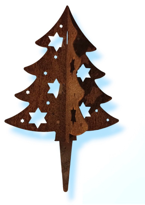 metalowa choinka świąteczna ozodba ogrodowa corten metalowa choinka świąteczna ozodba ogrodowa corten