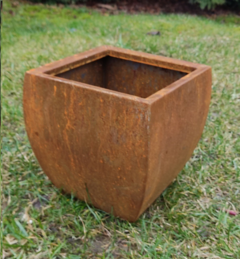 donica ogrodowa corten rdzewiona donica ogrodowa corten rdzewiona
