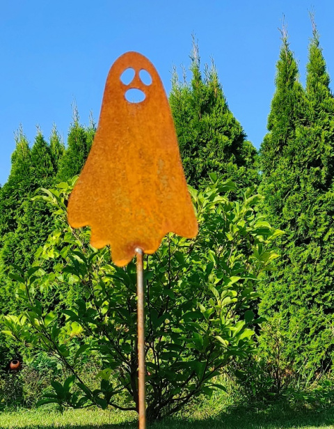 zjawa dekoracja halloween metalowa do ogrodu zjawa dekoracja halloween metalowa do ogrodu