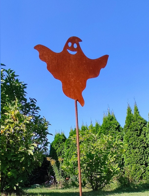 ozdoba na Halloween ogrodowa rdzewiona ozdoba na Halloween ogrodowa rdzewiona