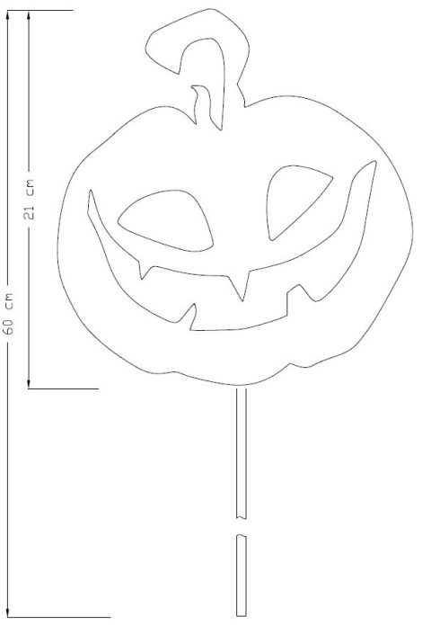 dynia na halloween ozdoba do ogrodu metalowa dynia na halloween ozdoba do ogrodu metalowa