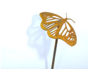 Motyl ozdoba ogrodowa, corten, rdzewiona
