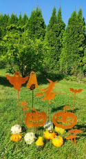 pomysł na ozdoby halloween dynie wiedżmy zjawy