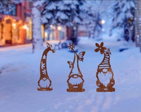 krasnale ogrodowe rdzewione