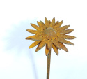 Stokrotka metalowa ozdoba ogrodowa corten rdzewiona 3D 060