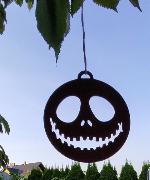 upiorna czaszka halloween zawieszka metalowa upiorna czaszka halloween zawieszka metalowa