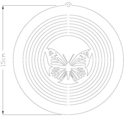 dekoracja do ogrodu zwieszana kula motyl rdzewiona dekoracja do ogrodu zwieszana kula motyl rdzewiona